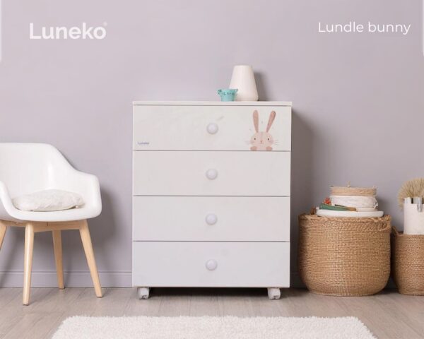LUNEKO COMMODE BEBE LUNDLE BUNNY