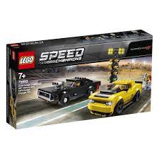 LEGO DODGE CHALLENGER SRT DEMON &amp; 1970 DODGE 75893