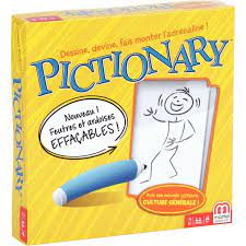 MATTEL GAMES PICTIONARY FRANCE DKD50