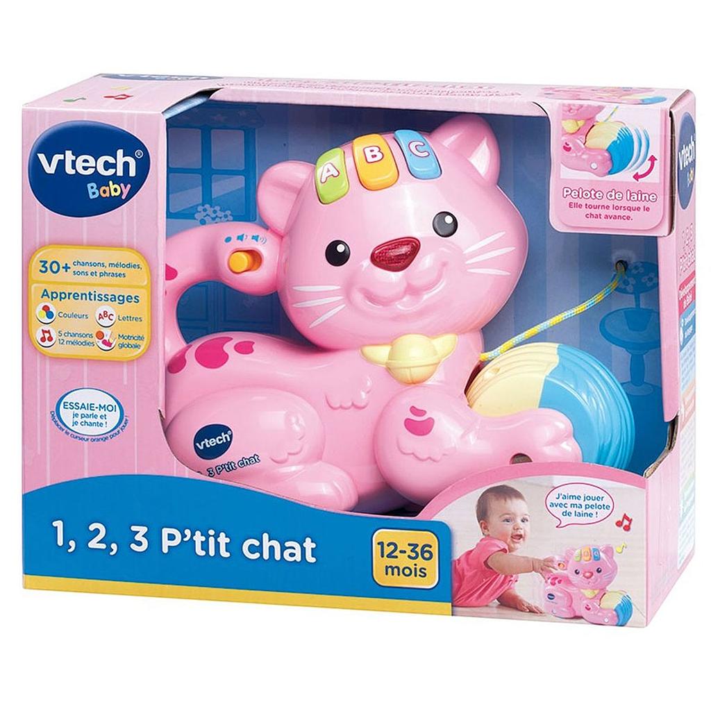 VTECH 1,2,3 P'TIT CHAT ROSE