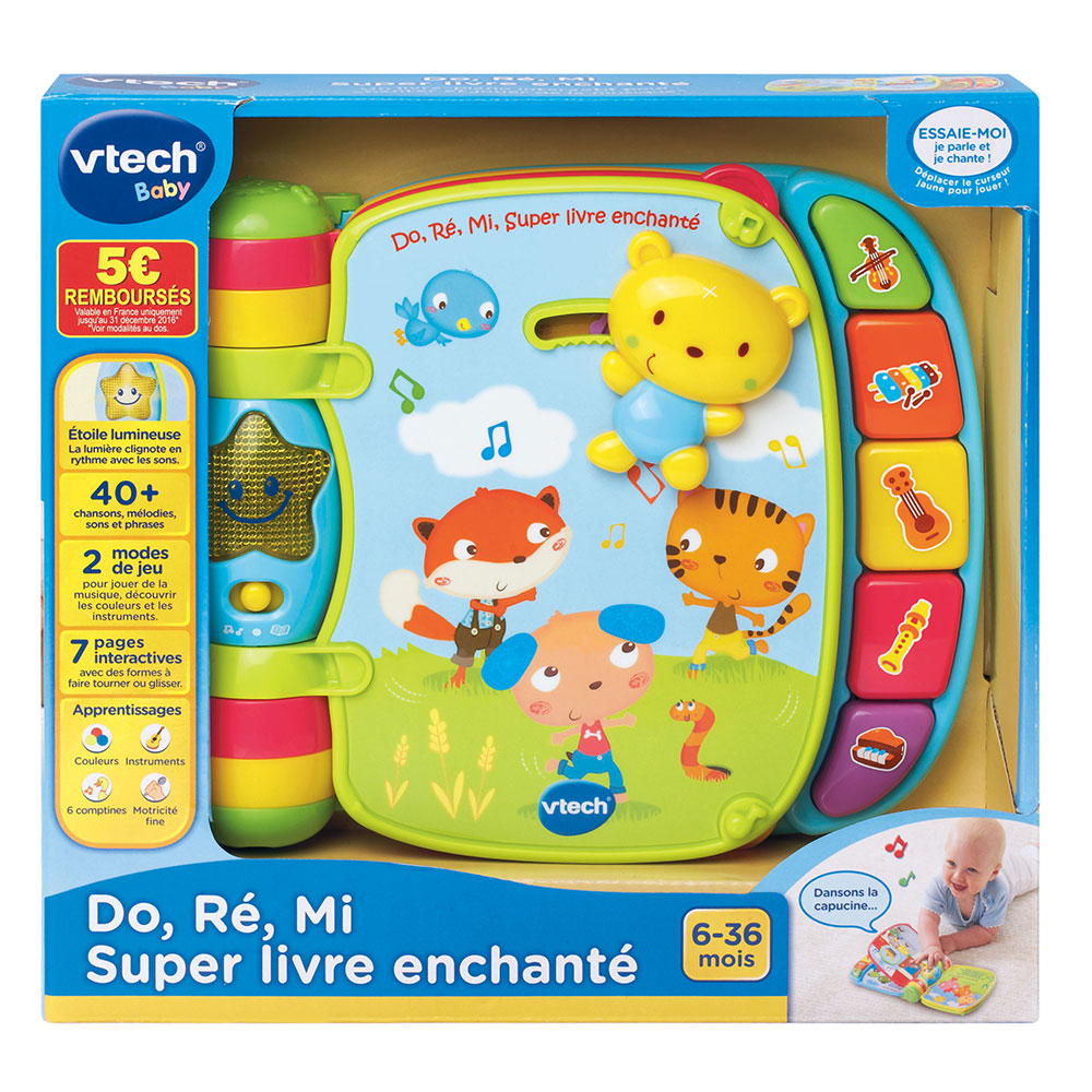 VTECH DO, RE, MI SUPER LIVRE ENCHANTE