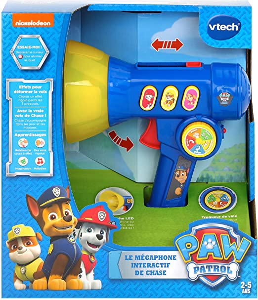 le megaphone interactif de chase paw patrol