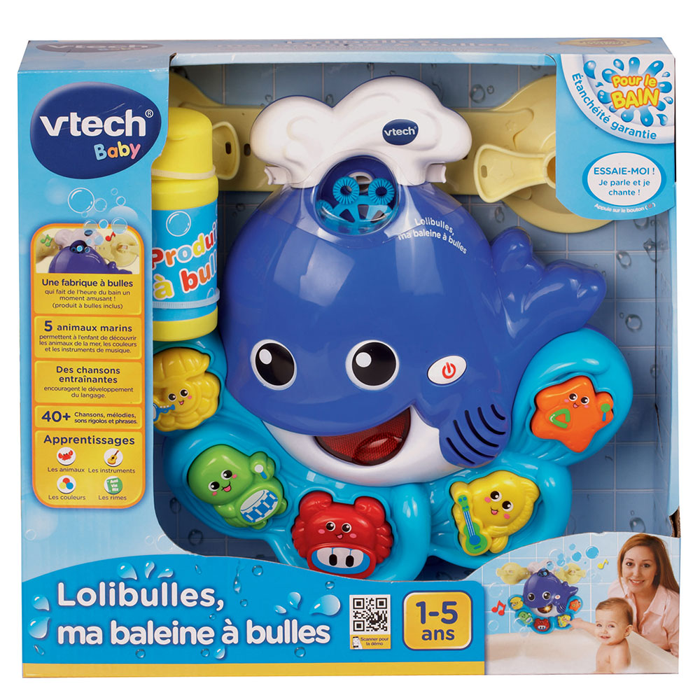 VTECH LOLIBULLES, MA BALEINE A BULLES