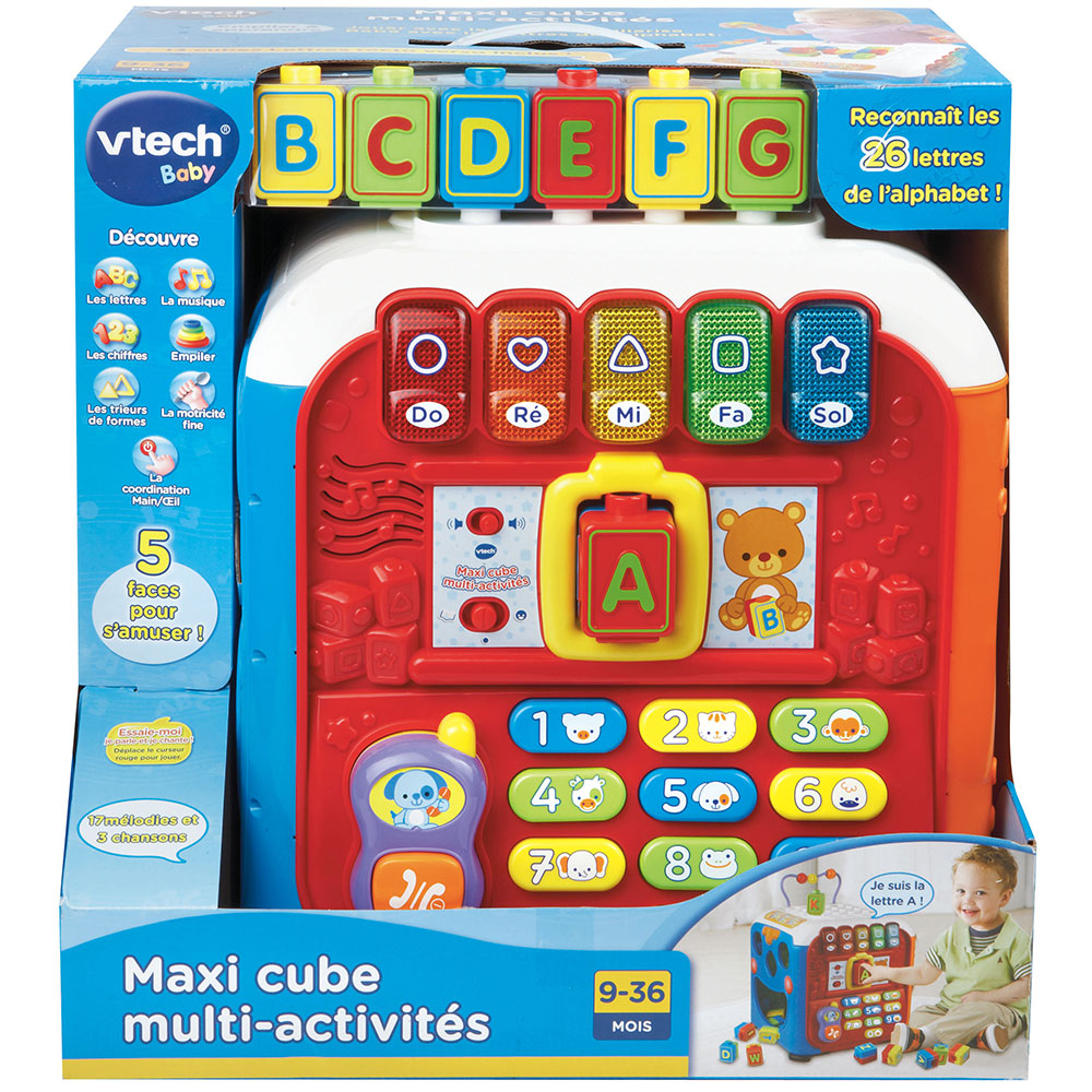 VTECH MAXI CUBE MULTI-ACTIVITES