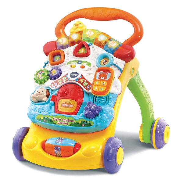 VTECH SUPER TROTTEUR PARLANT BLEU
