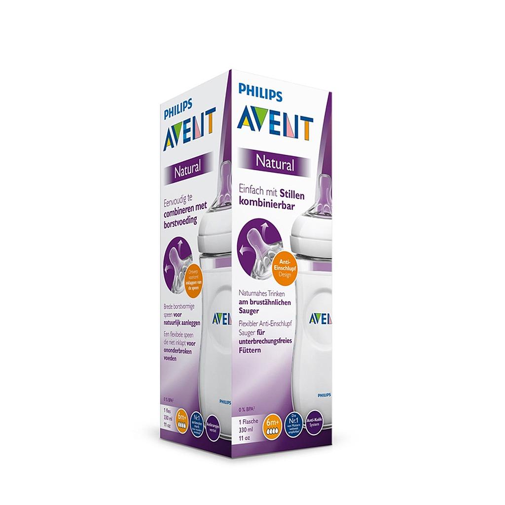 AVENT BIBERON NATUREL 330 ML