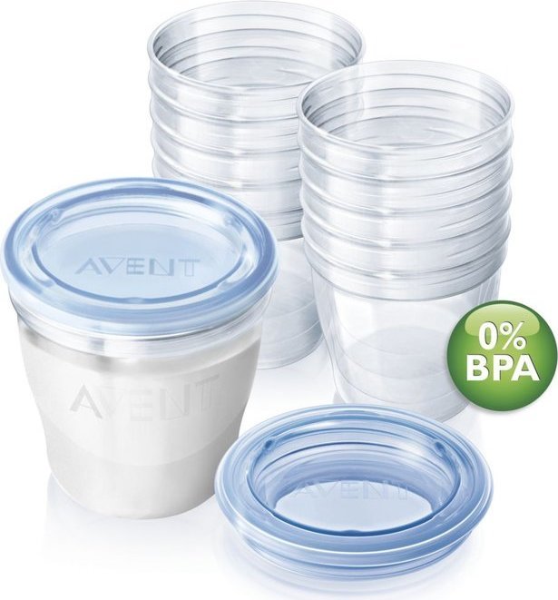 AVENT 10 POTS DE CONSERVATION LAIT MATERNEL