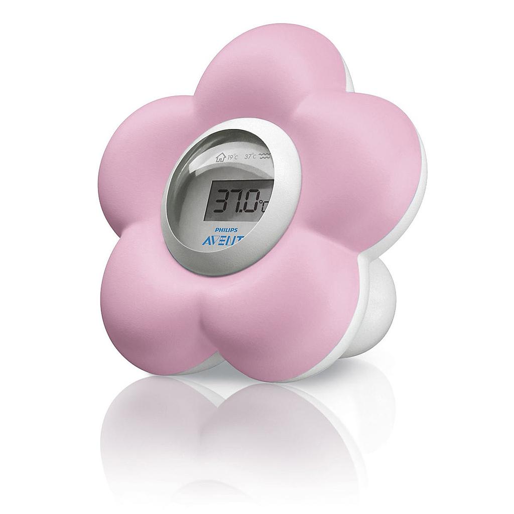 AVENT THERMOMETRE BAIN ET CHAMBRE ROSE