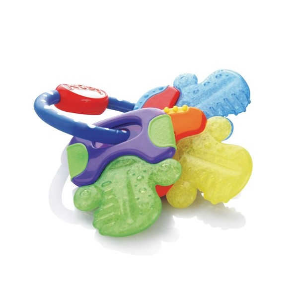 NUBY ANNEAU DE DENTITION REFRIGERANTE PORTE CLES 4M+