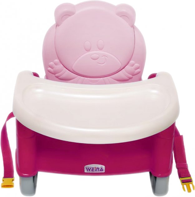 WEINA REHAUSSEUR TEDDY BEAR BOOSTER SEAT ROSE