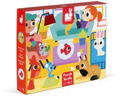 JANOD PUZZLE TACTILE LES ANIMAUX DOMESTIQUES