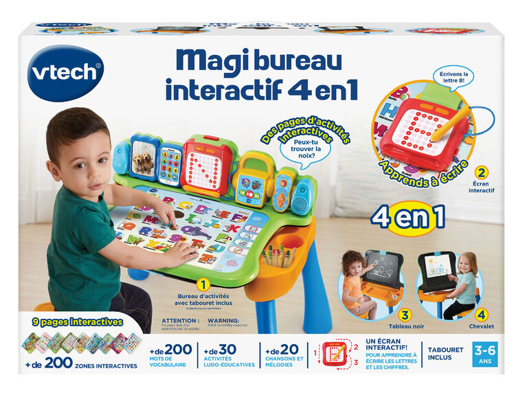 VTECH  MAGI BUREAU INTERACTIF 4EN1 BLEU 195805