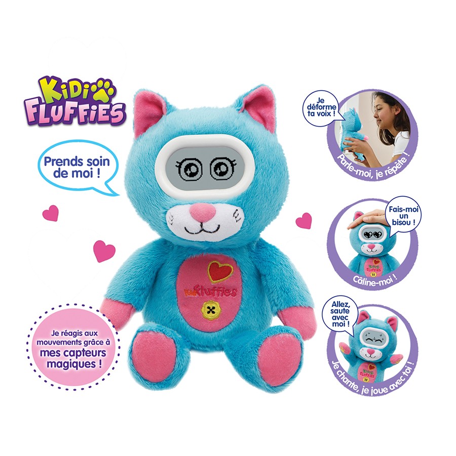 Vtech kidifluffies twisty le chat bleu