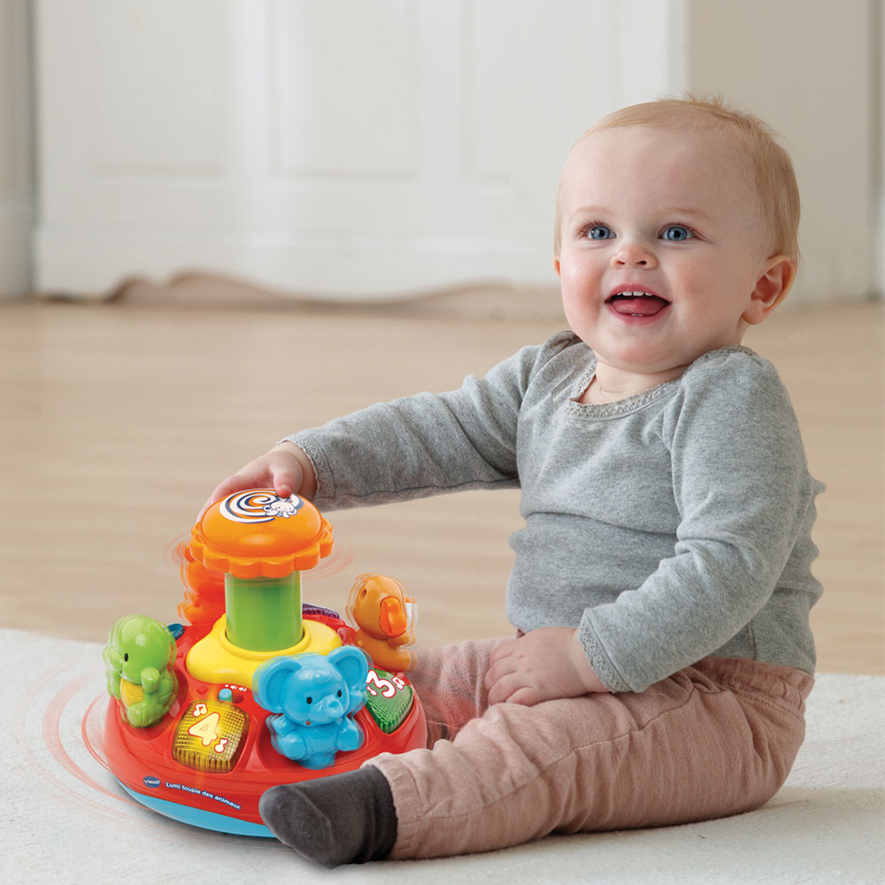 Vtech lumi toupie des animaux