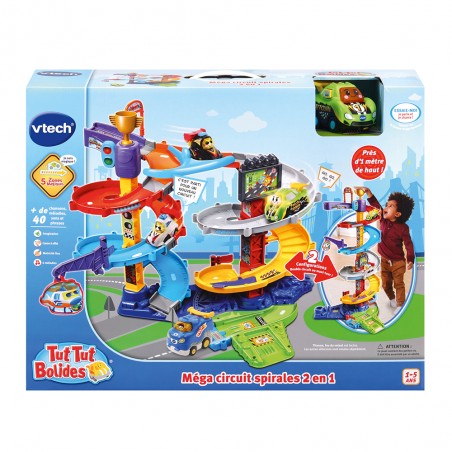VTECH TUT TUT BOLIDES MEGA CIRCUIT SPIRALES 2EN1