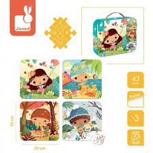 JANOD PUZZLE EVOLUTIF LES 4 SAISONS