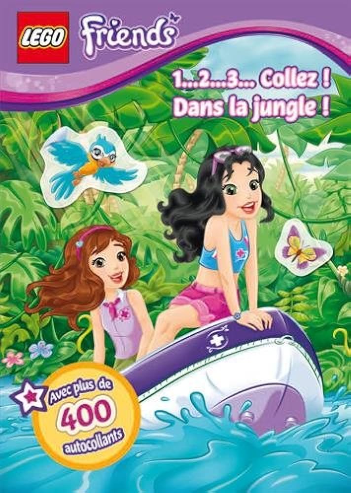 LEGO LIVRE 1..2...3.. COLLEZ ! EN VACANCE