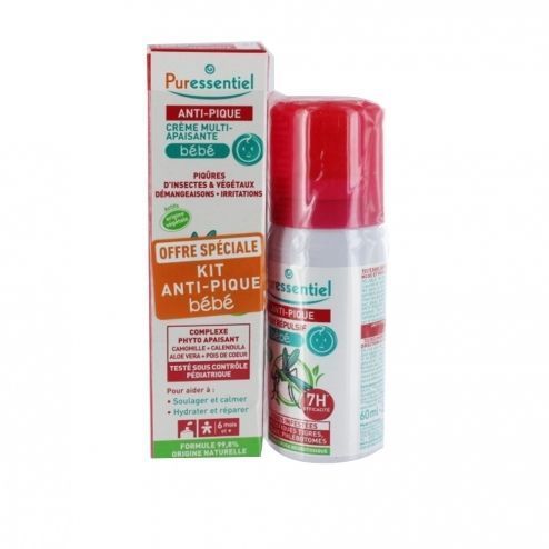 PURESSENTIEL PACK ANTI PIQUE SPRAY+ ROLLER APAISANT