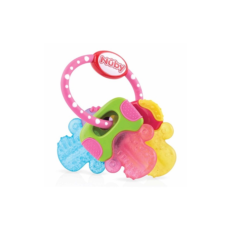 NUBY ANNEAU DE DENTITION REFRIGERANTE PORTE CLES 4M+