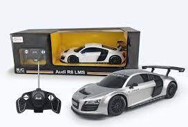 RASTAR 1/18 AUDI R8 LMS BLANC/GRIS