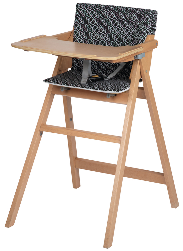 SAFETY 1ST CHAISE HAUTE EN BOIS ET COUSSIN