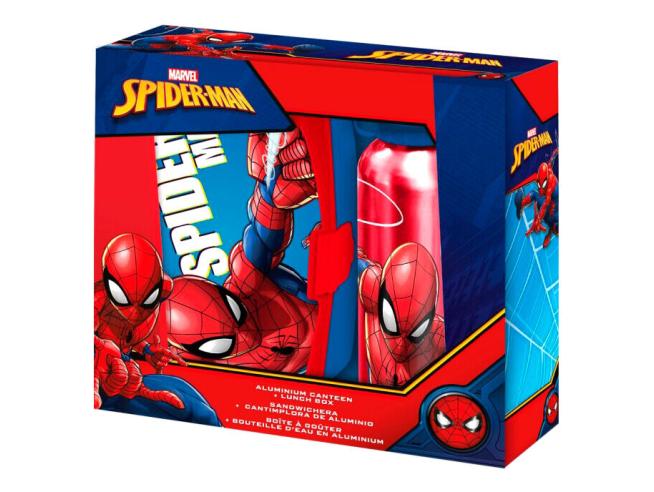 BOITE A GOUTER + BOUTEILLE SPIDERMAN