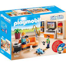 PLAYMOBIL CITY LIFE SALON EQUIPÉ