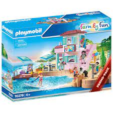 PLAYMOBIL FAMILY FUN PORT AVEC RESTAURANT DE GLACES