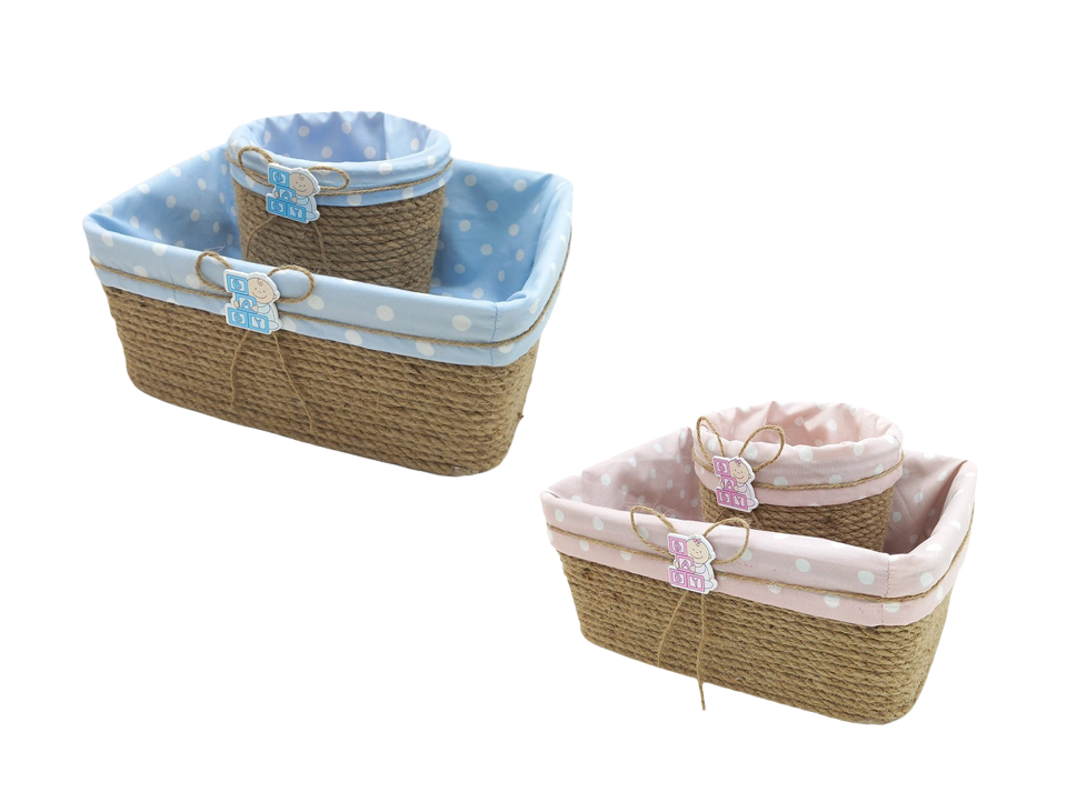 PANIER DE RANGEMENT ACCESSOIRES BEBE 3 PCS