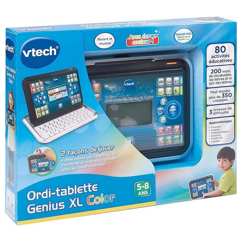 VTECH ORDI-TABLETTE GENIUS XL COLOR BLEU