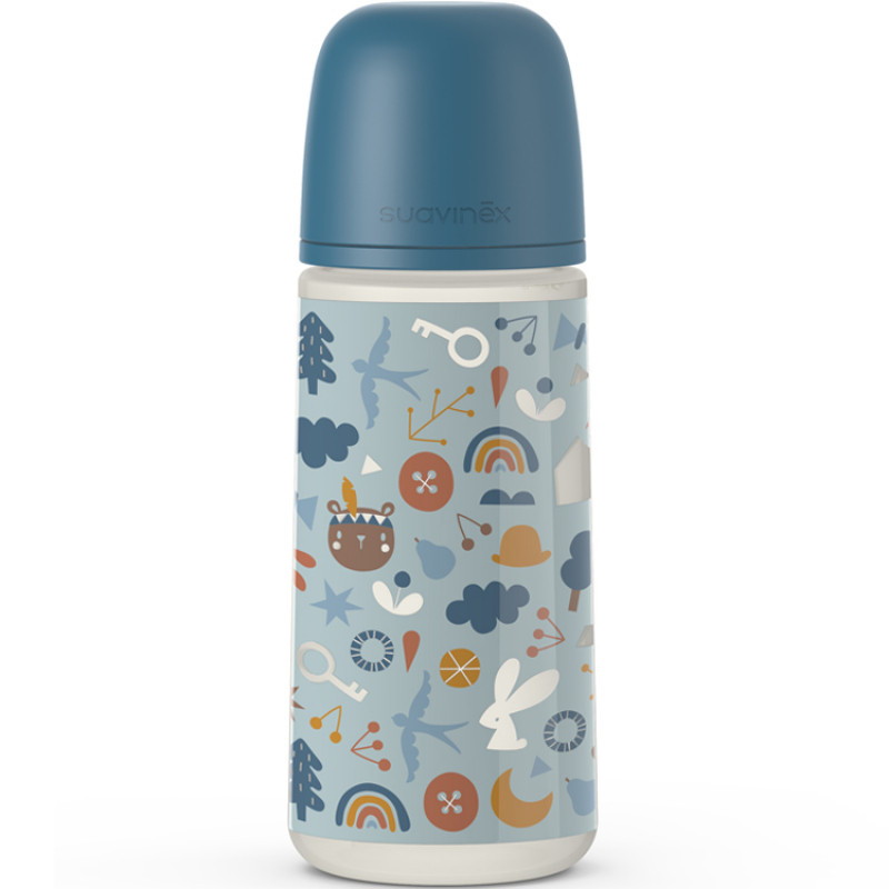 SUAVINEX BIBERON 360ML SIL +6M BLEU
