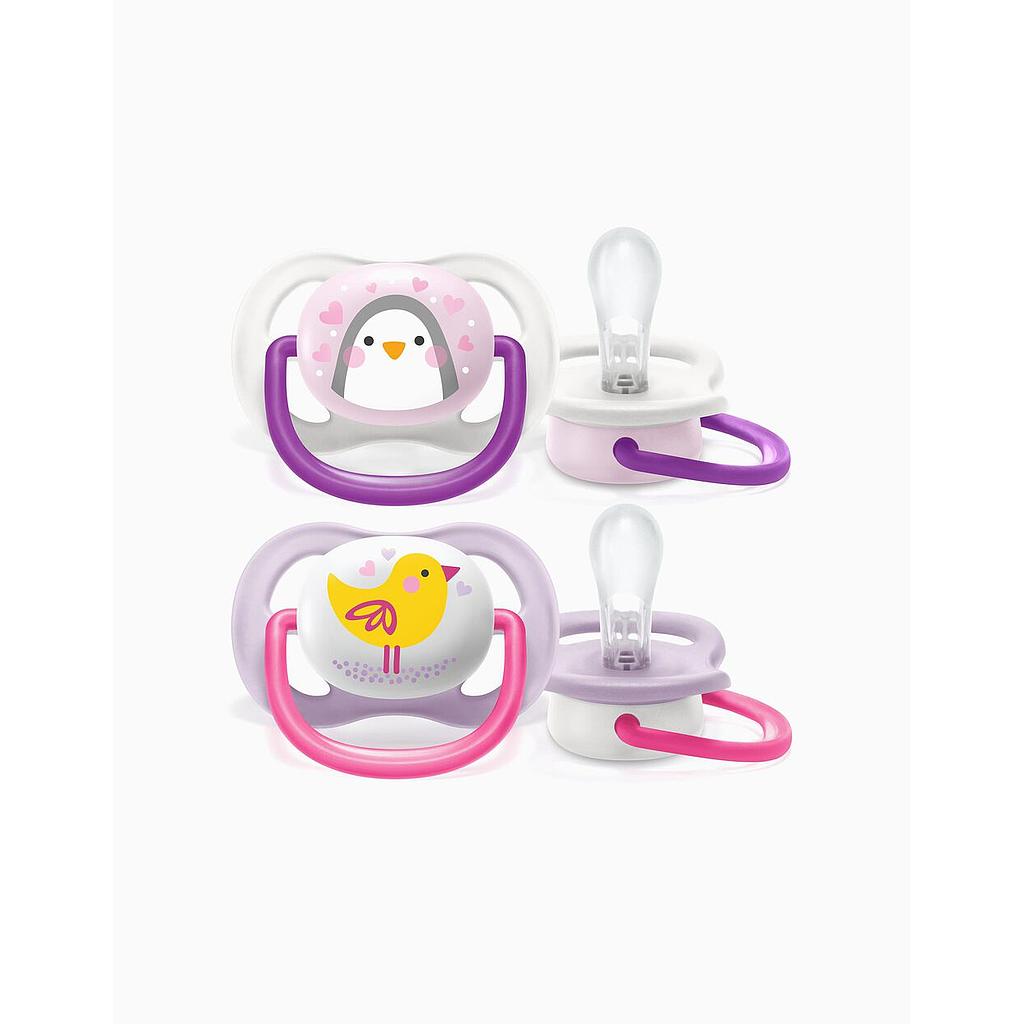 AVENT 2 SUCETTES ULTRA AIR 0-6M