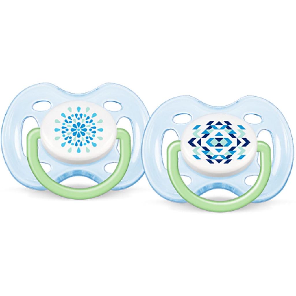 AVENT 2 SUCETTES FASHION1 0-6M