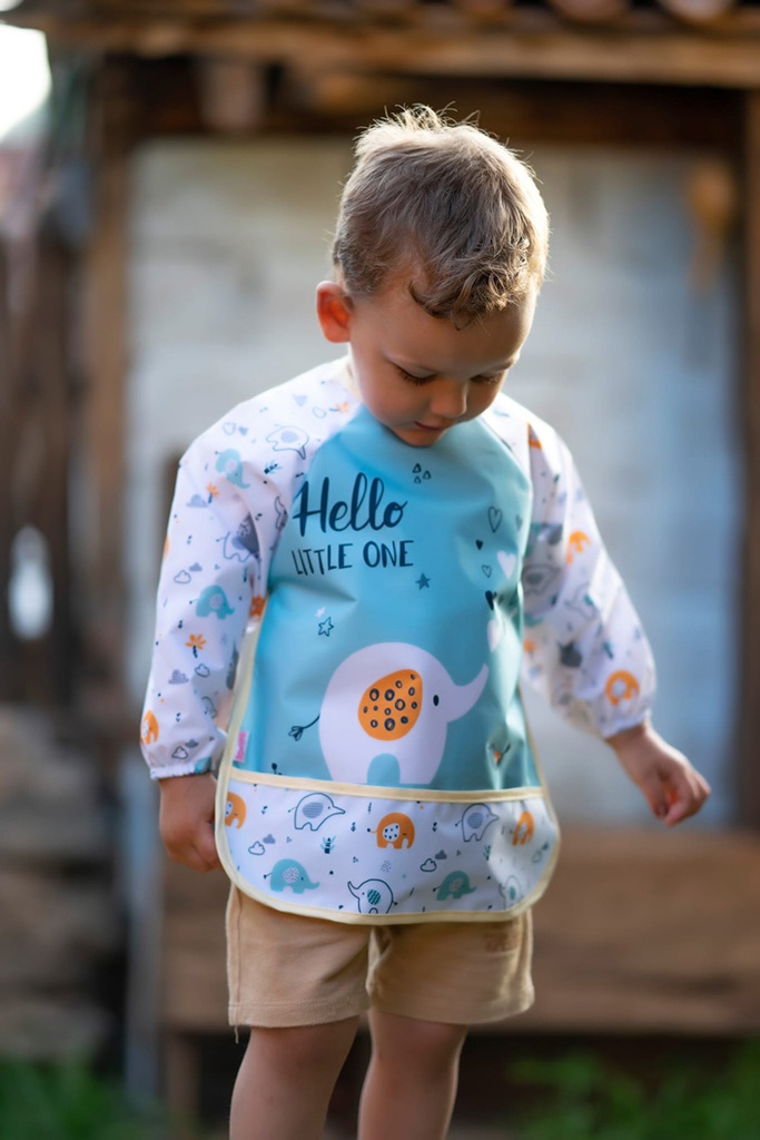 BEBECHI BAVOIR AVEC MANCHE HELLO LITTLE ONE