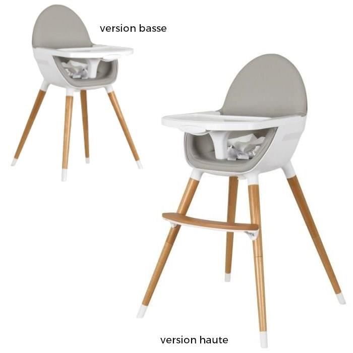 INTERBABY CHAISE HAUTE BABY GROW 6m+ GRIS