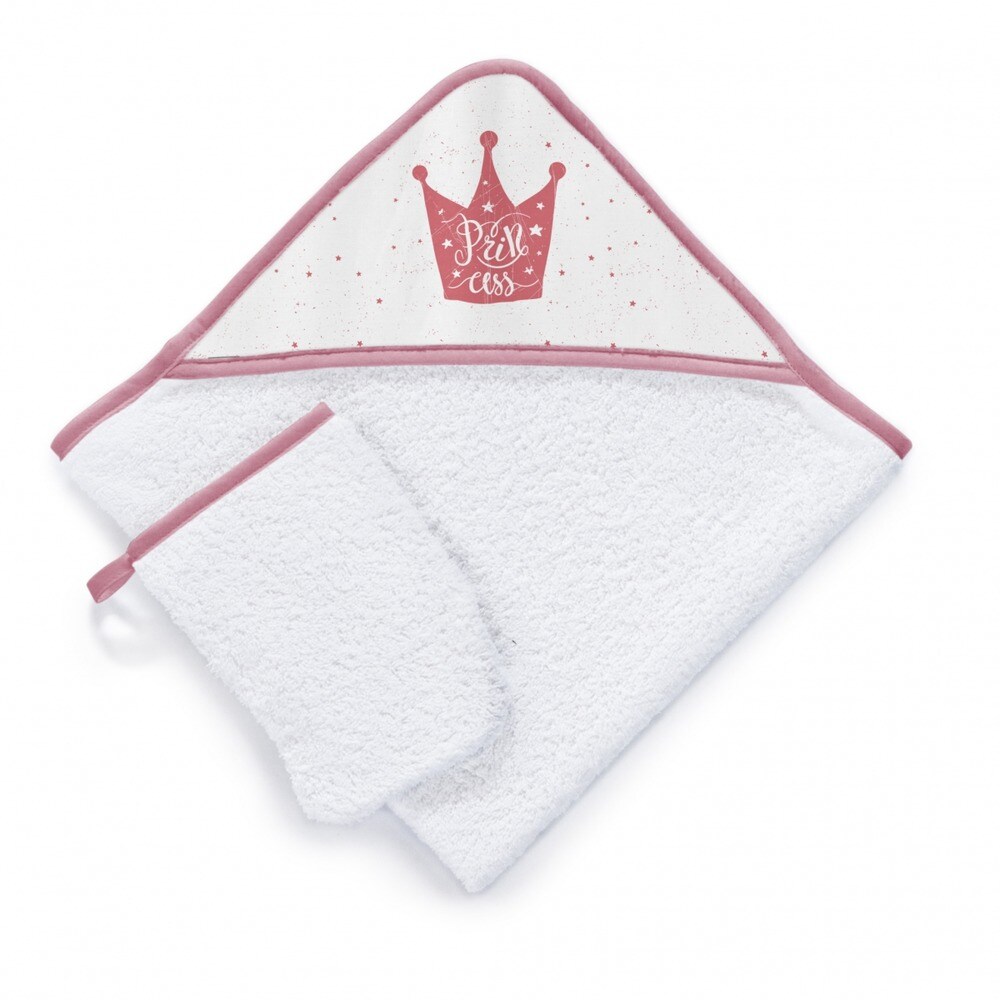 NAF NAF CAPE DE BAIN PRINCESSE  ROUGE 75X75 CM