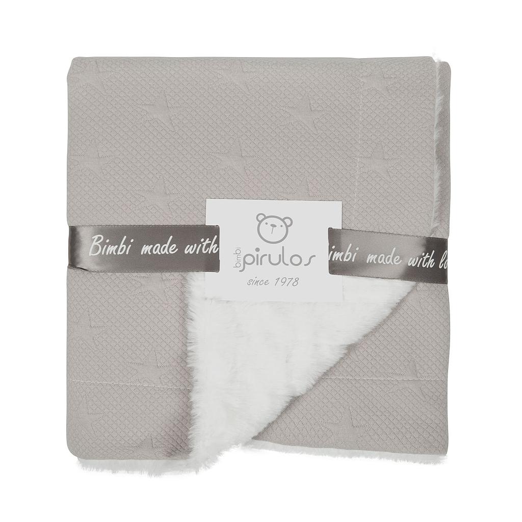 BIMBIPIRULOS COVERTURE NEW STAR 80X110 CM GRIS