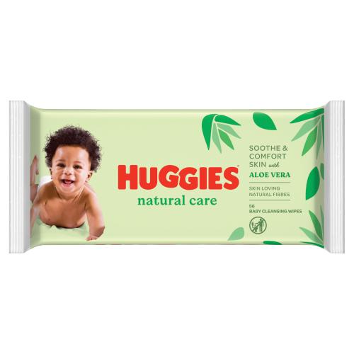 HUGGIES LINGETTE 56 PCS ALOE VERA NATURAL CARE