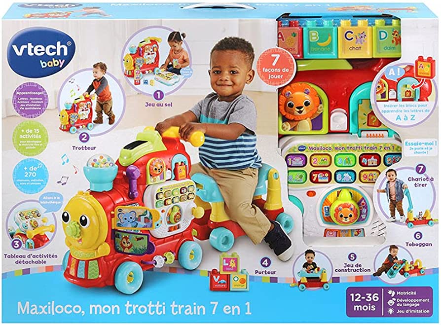 VTECH MAXILOCO, MON TROTTI TRAIN 7EN1