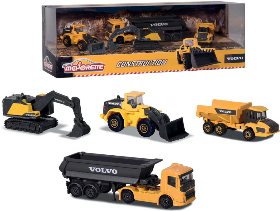 MAJORETTE VOLVO CONSTRUCTION GIFTPACK
