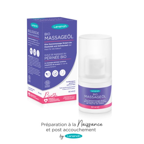 LANSINOH HUILE DE MASSAGE DU PÉRINÉE  BIO 50ML