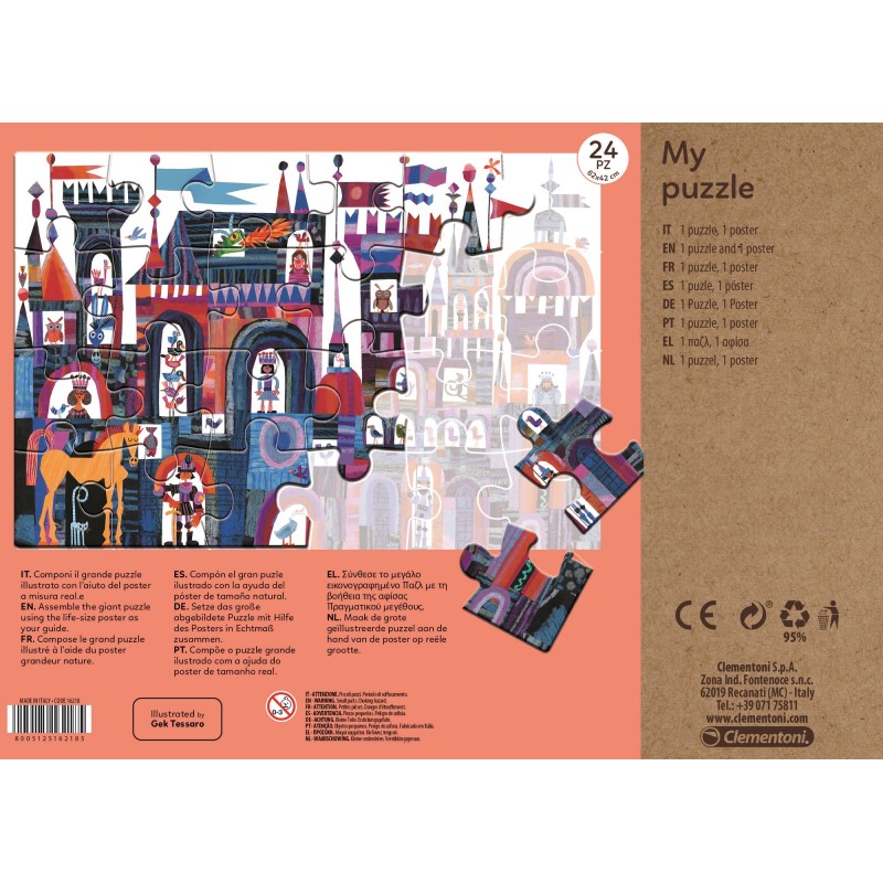CLEMENTONI MY PUZZLE 24 PCS