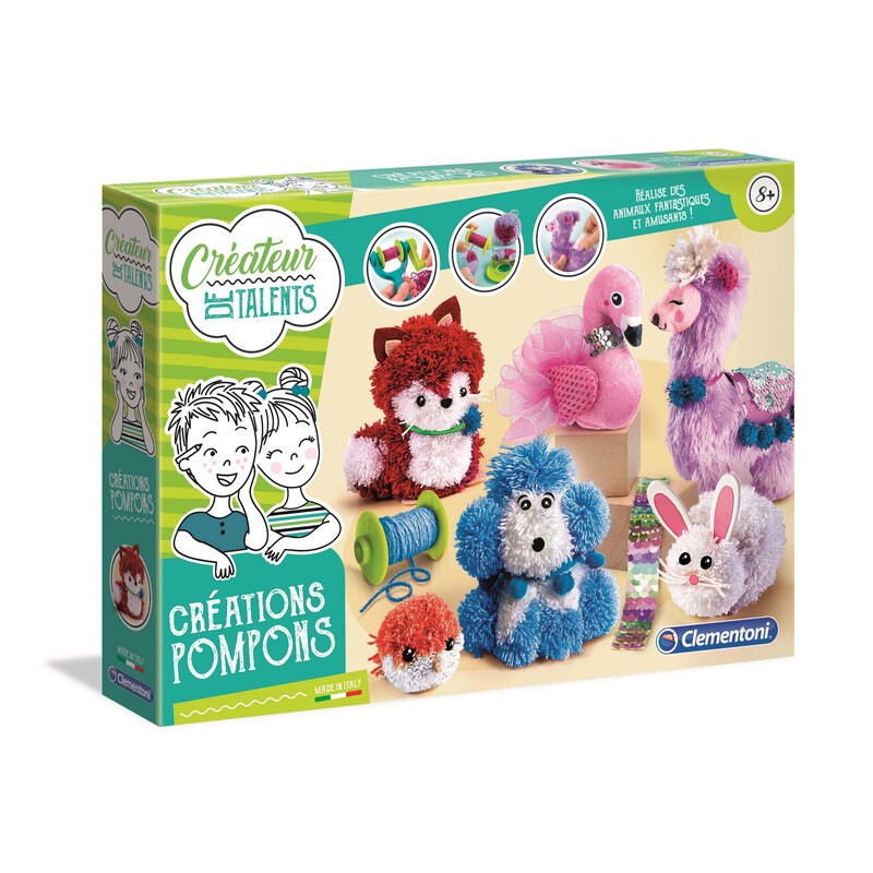 CLEMENTONI CREATIONS POMPONS