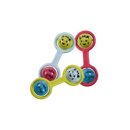 SOPHIE LA GIRAFE HOCHET SOFT MARACAS