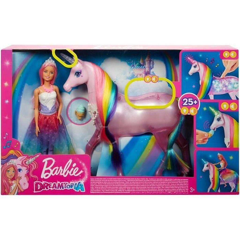 BARBIE DREAMTOPIA LICORNE LUMIERES MAGIQUES FXT26