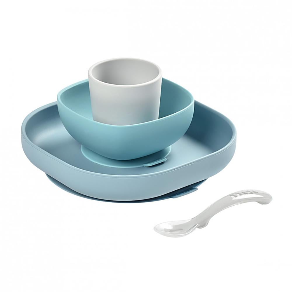 BEABA COFFRET REPAS SILICONE AVEC VENTOUSE