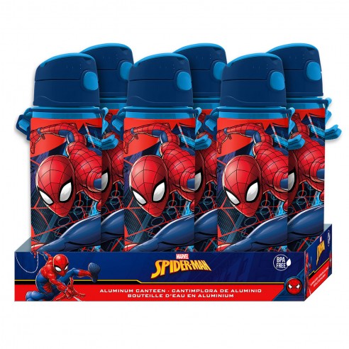 DISNEY BOUTEILLE D'EAU EN ALUMINIUM SPIDER MAN