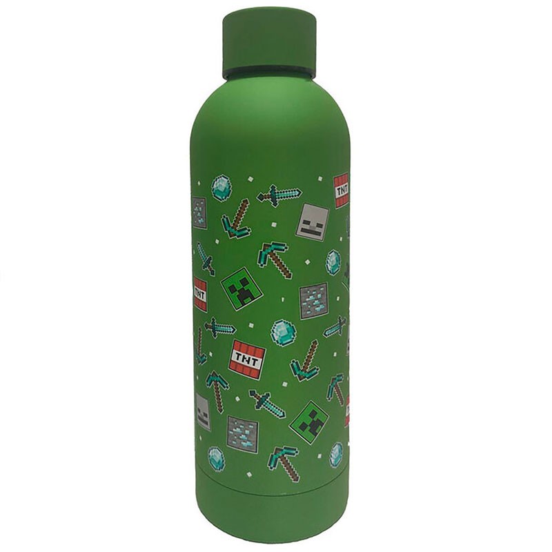 BOUTEILLE ISOTHERME MINCRAFT VERT 700ML