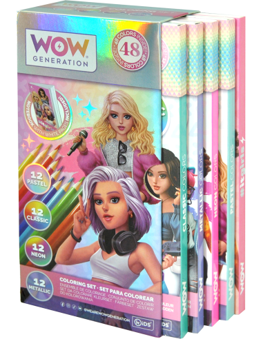 WOW GENERATION ENSEMBLE DE COLORIAGE