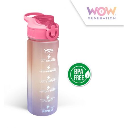 KIDS LICENSING BOUTEILLE TRANSPARANTE VIOLETTE